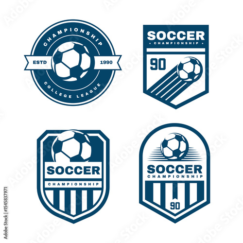 football logo, badge design template design