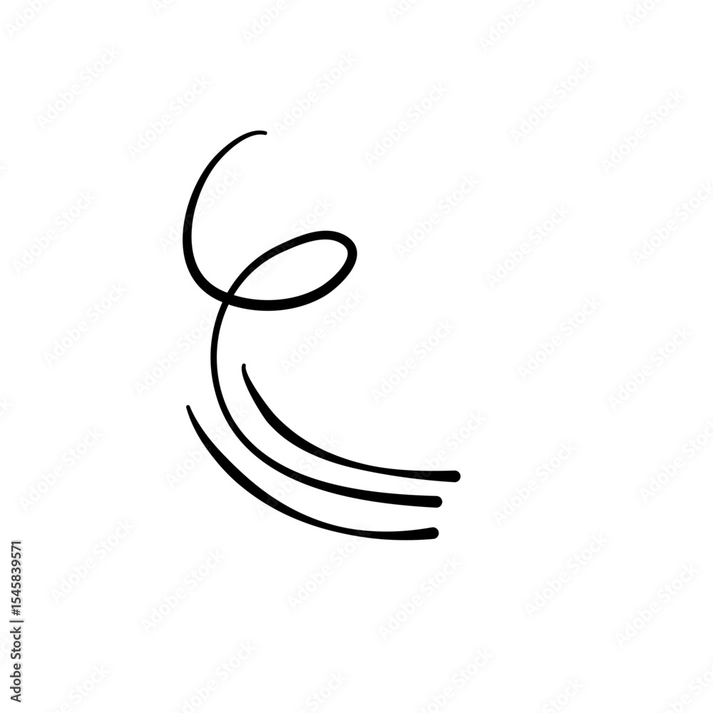 Obraz premium Abstract wind