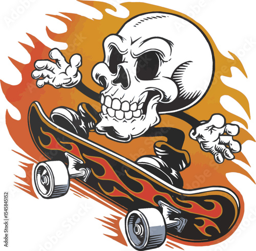 This gothic vector skull illustration, featuring a scary tribal design, is perfect for a grunge tattoo or a Halloween horror art piece