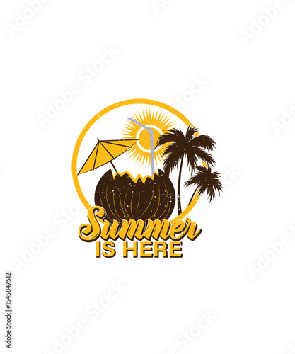 Golden Horizon Escape T-shirt Design, EPS, VECTOR