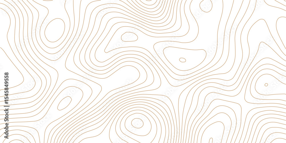 Fototapeta premium Abstract Topographic Pattern contour line map. Luxury gold abstract line art on transparent background image.