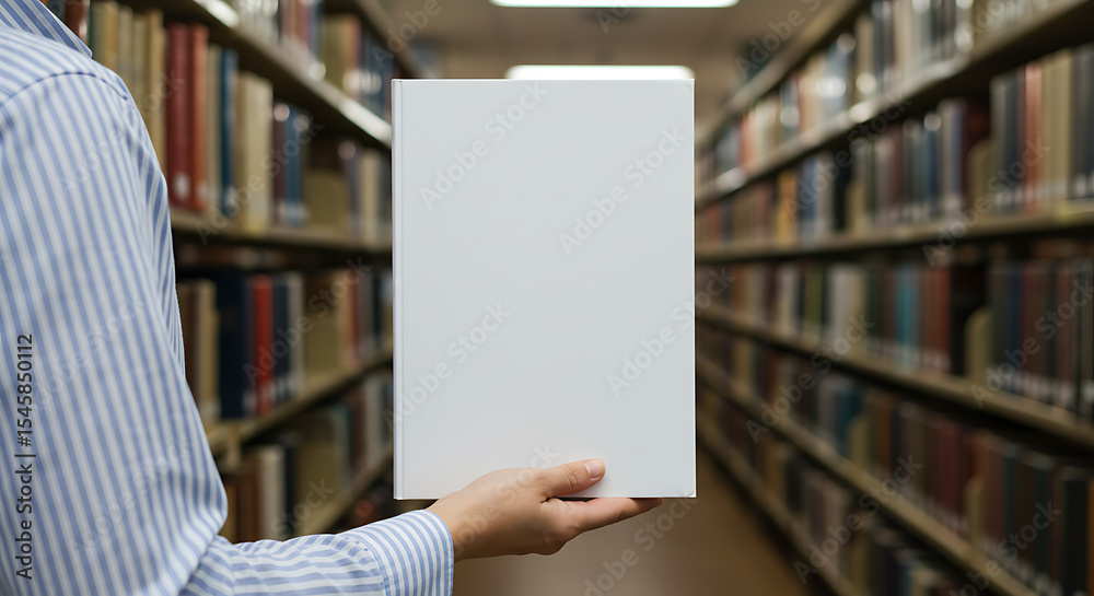 Unmarked book presented in a bookstore setting, ready for custom cover design.
Unmarked book presented in a bookstore setting, ready for custom cover design.