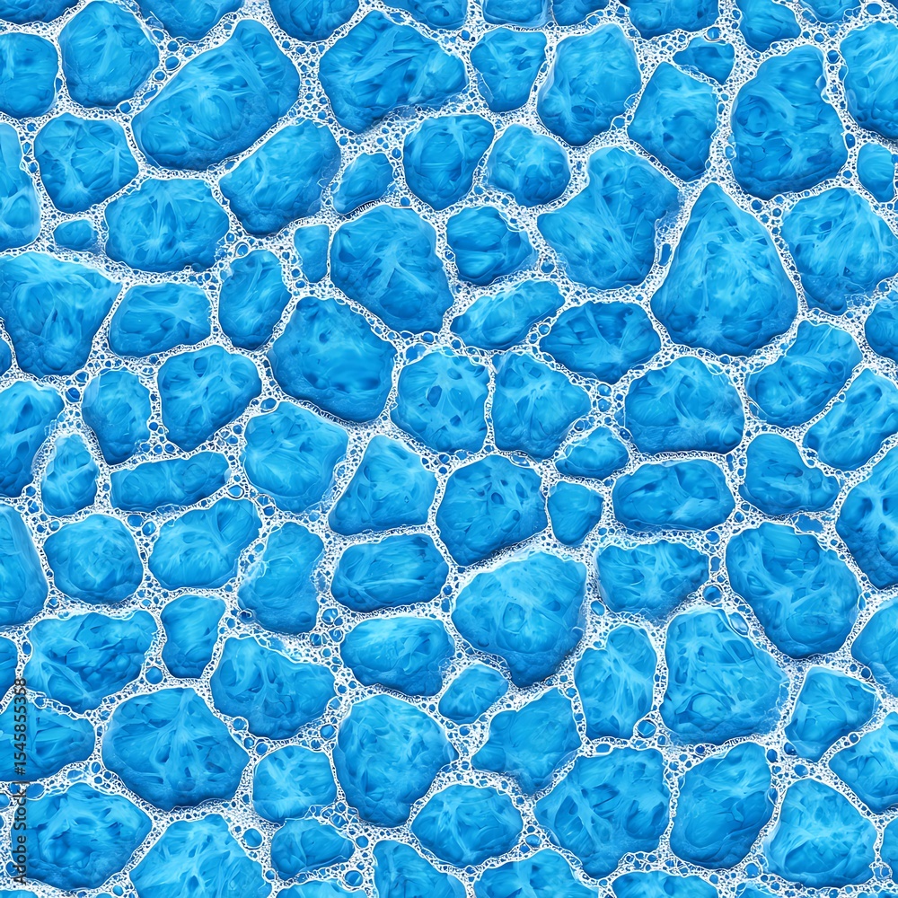 Obraz premium Abstract blue bubbles stone texture background
