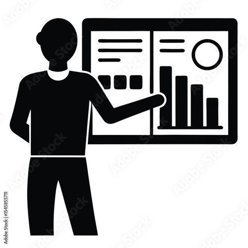 Person checking analytics dashboard for performance tracking