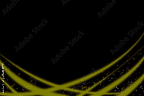 Abstract neon background with shining wires. Motion design. Panoramic high speed technology concept, light abstract background.