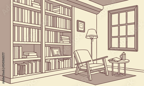 interior of living room with furniture