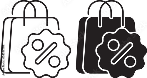 shopping bags, retail bags,shopping discount, percentage sign, sale icon, shopping symbol, commercial graphics, discount sale, shopping bags icons