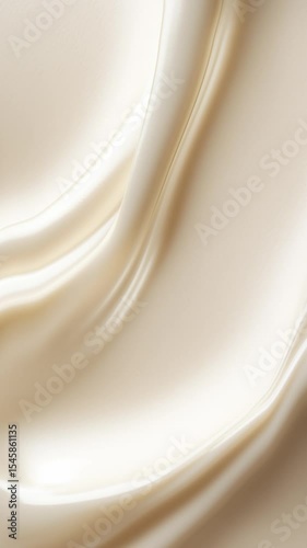 Vertical video of the white cream background