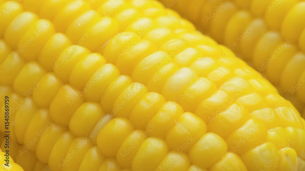 Closeup view of fresh sweet corn on the cob Closeup view of fresh sweet corn on the cob