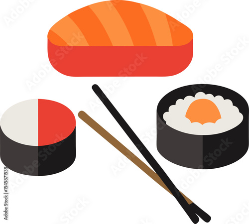 Japanese Sushi Set Icon