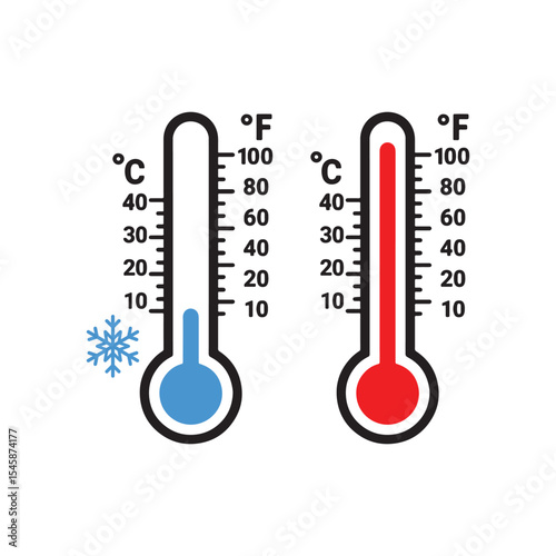 thermometer vector illustration