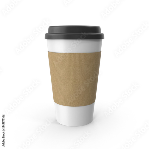 Takeaway Coffee Cup on transparent background png