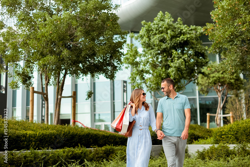 Couple enjoys a sunny after...