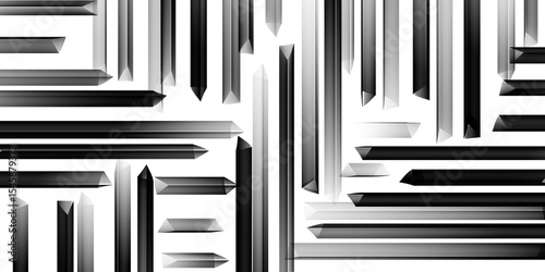 Abstract white background with gradient black