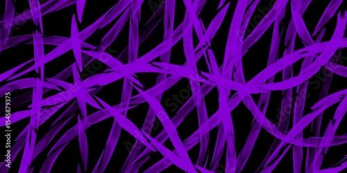 Abstract neon background with shining wires. Motion design. Panoramic high speed technology concept, light abstract background.