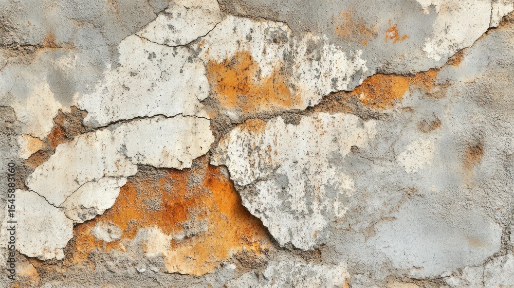 Obraz premium Cracked weathered wall