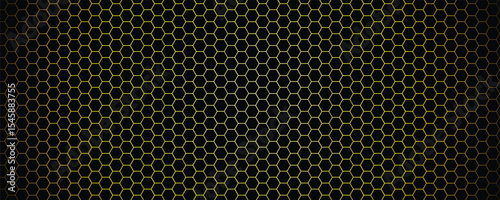 Vector illustration black honeycomb abstract background