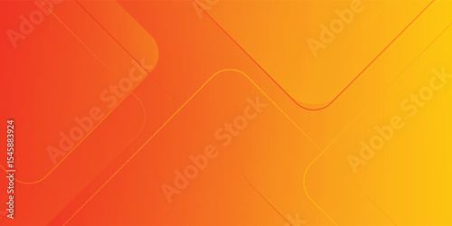 Abstract orange and yellow geometric background. Modern concept for graphic design, background, web design, poster, banner, book, slideshow. Vector illustration