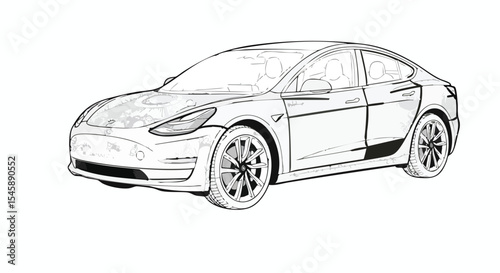 Car Coloring Page Design	