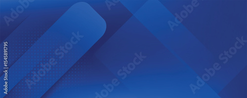 Abstract blue background with glowing geometric lines. Modern blue gradient square shape design. Futuristic technology concept. Suit for brochure, corporate, website, poster, banner, cover modern
