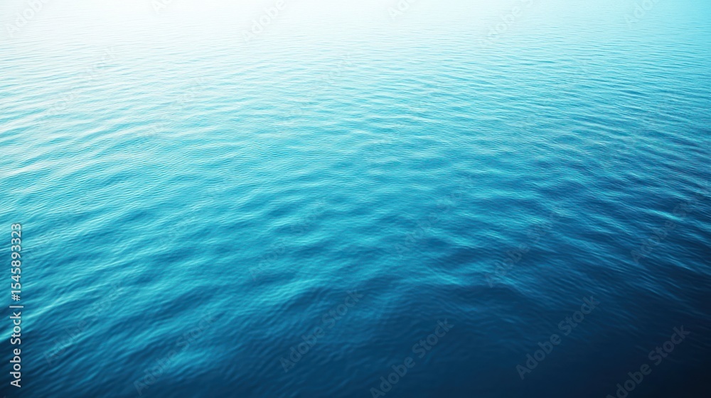 Obraz premium Calm blue water surface