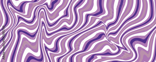 Trendy abstract purple liquid spiral pattern background. design Waves, swirls, swirly patterns, trendy hippie groovy retro psychedelic style.