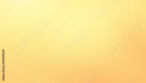 Soft yellow gradient background with warm light and smooth texture creates gentle and calming atmosphere for design projects