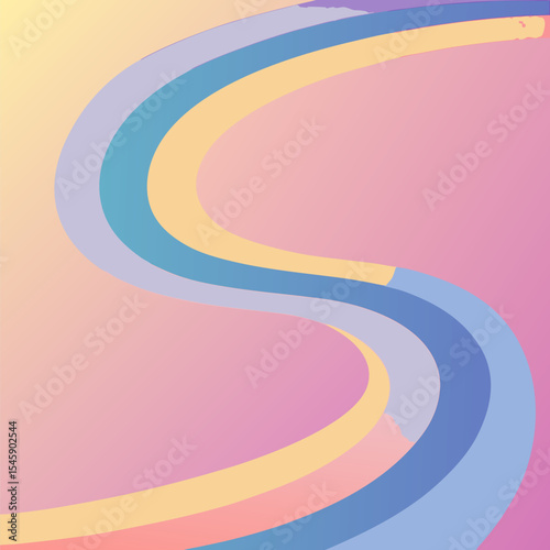 Pastel Gradient Flow Background Illustration Representing Soft Colors, Smooth Transitions, and Modern Design
