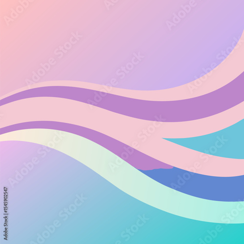 Pastel Gradient Flow Background Illustration Representing Soft Colors, Smooth Transitions, and Modern Design
