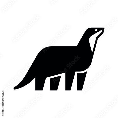 Otter Logo. Icon design. Template elements
