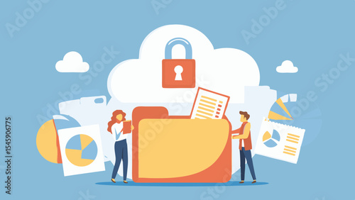 Cloud Data Security with People Managing Files and Charts in a Secure Online Storage System
