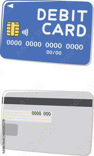 デビットカード（表面・裏面）