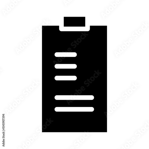list glyph icon