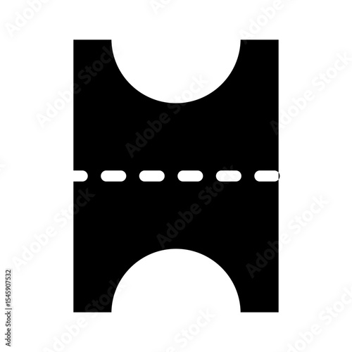 tickets glyph icon
