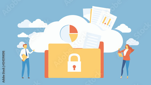 Secure Cloud Storage with Data Protection and Access Control for Business Collaboration and File Management