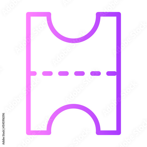 tickets gradient icon