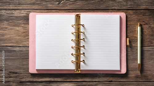 Pink Planner Minimalist Organization