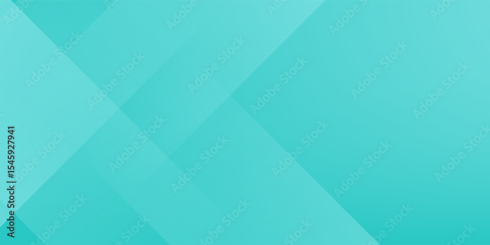 Obraz premium Bright colorful abstract geometric background with green turquoise gradient color combination. Simple arrow pattern color lines on background. Eps10 vector