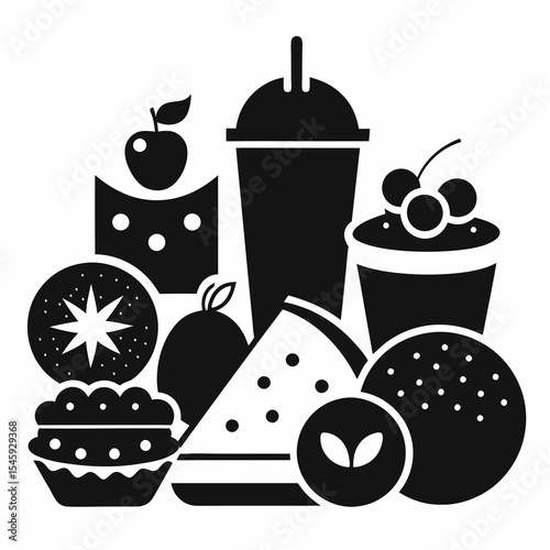 set of cakes