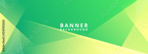 Banner background green and yellow gradient shape .abstract background. Colorful,modern background.Vector eps 10
