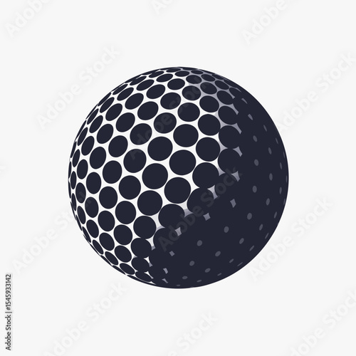 golf ball vector