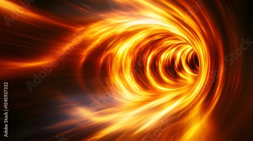 Wallpaper Mural Fiery tunnel vortex of light and energy. Torontodigital.ca