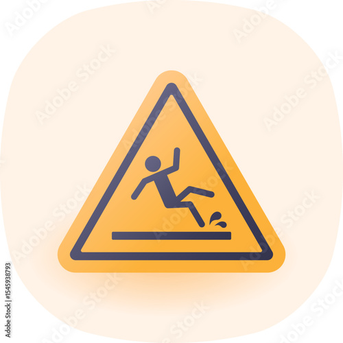 slippery floor