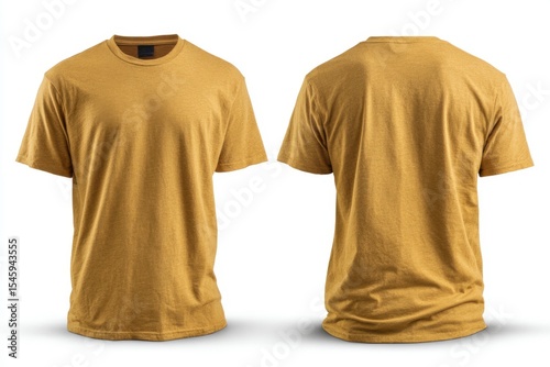 Wallpaper Mural Gold T-shirt Front and Back Views Torontodigital.ca