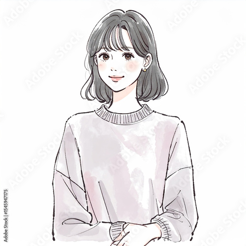 女性・女の子のイラスト素材