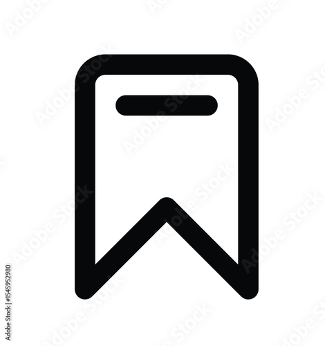Email icon in vector style on white background for digital communication or business use