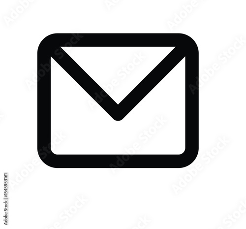 email icon on metal button vector illustration for communication and web design