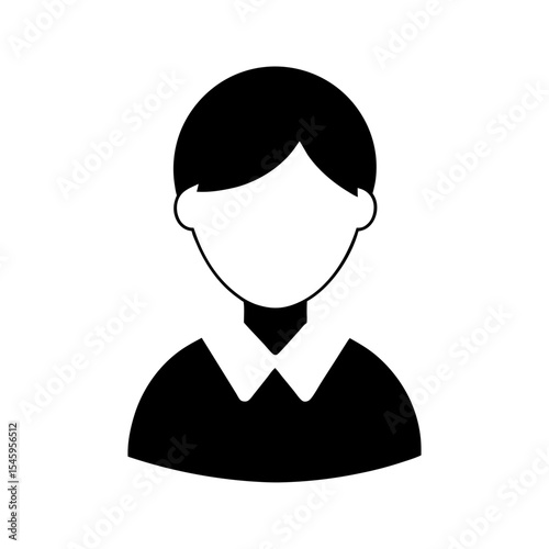 Student avatar icon logo for profile education system and school identity branding