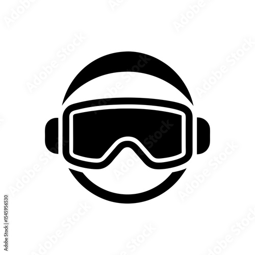 Modern VR icon logo design perfect for virtual reality education and tech branding