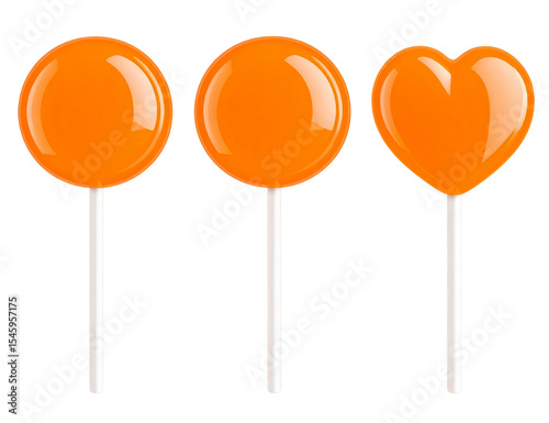 Colorful Fruit Sugar Lollipops - Bright and Festive Candy Treats for Party Joy and Celebration